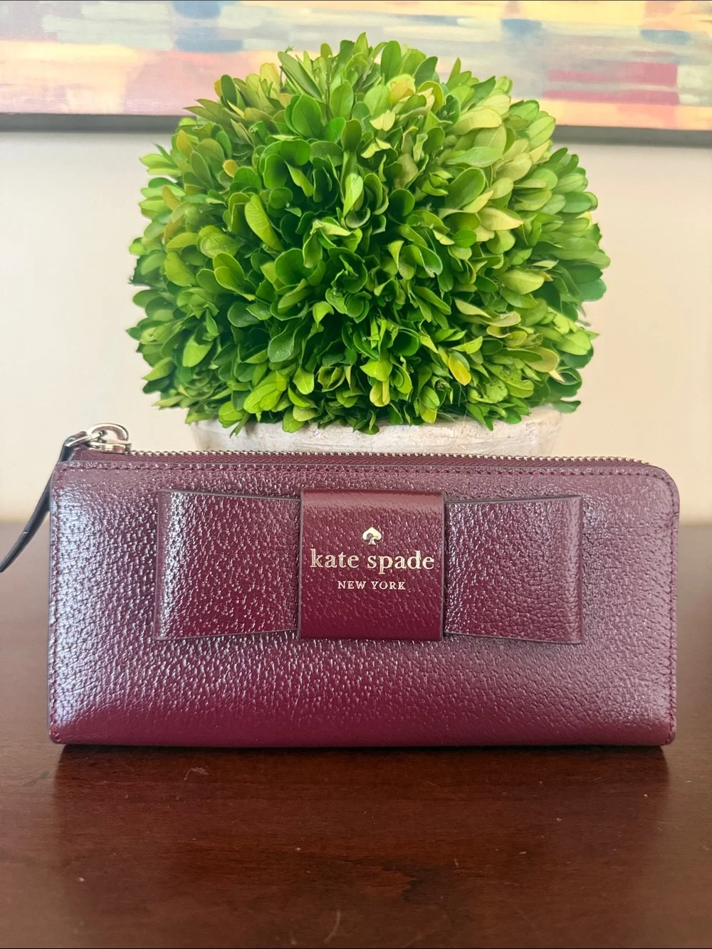KATE SPADE ♠️ New York 🍒 CHERRYWOOD 🍒 NISHA MATTHEWS STREET WALLET 🌟EUC🌟